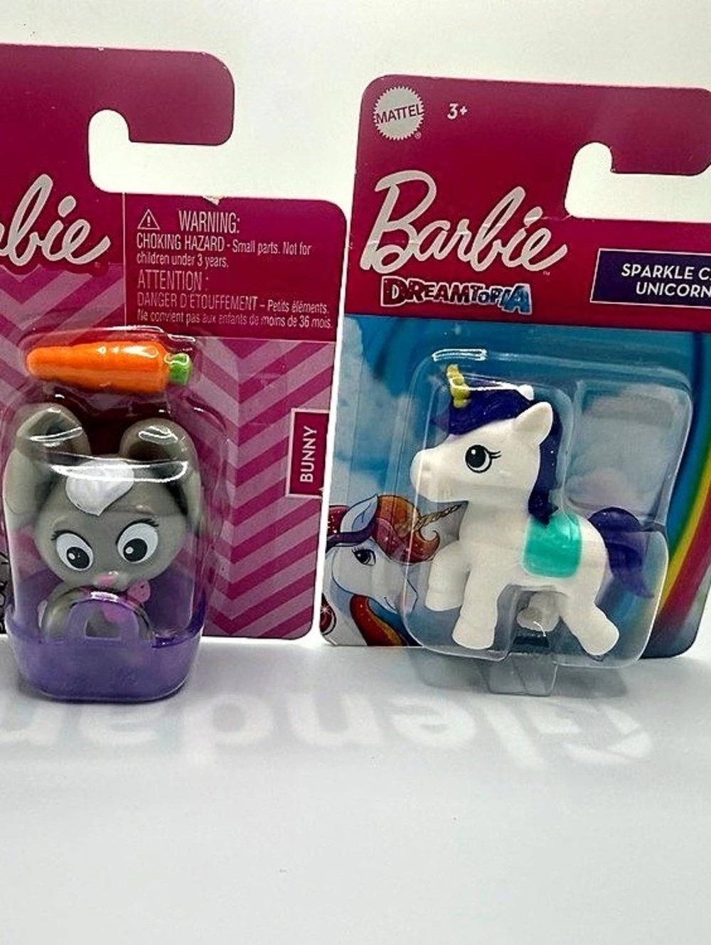 Barbie Bunny Pet Figure & Barbie Dreamtopia Sparkle Cake Unicorn toy